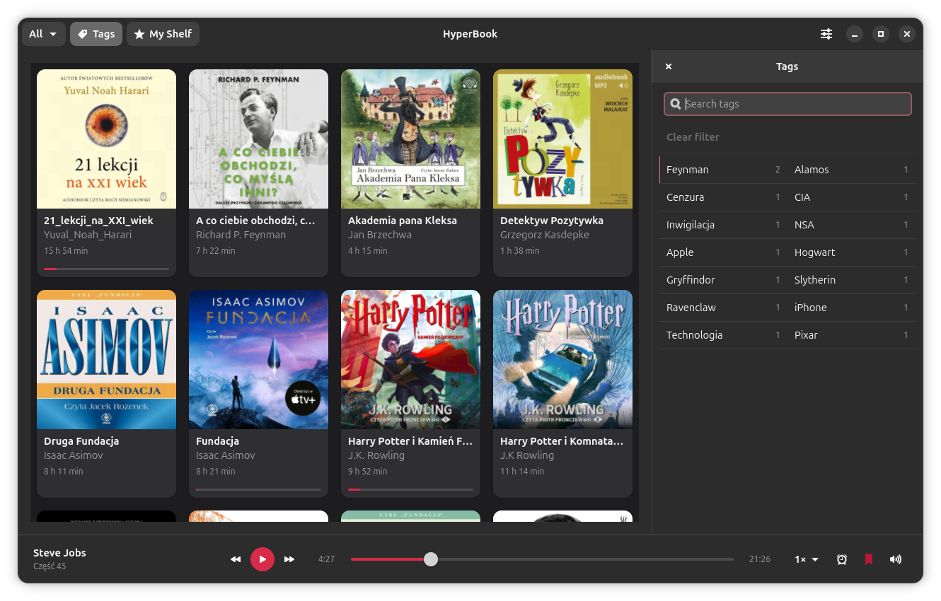 HyperBook desktop application view 2