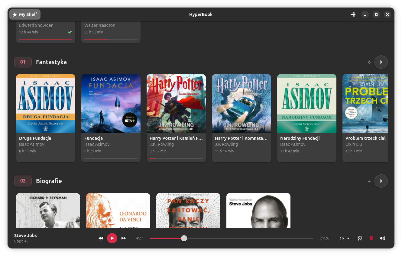 HyperBook desktop application view 3