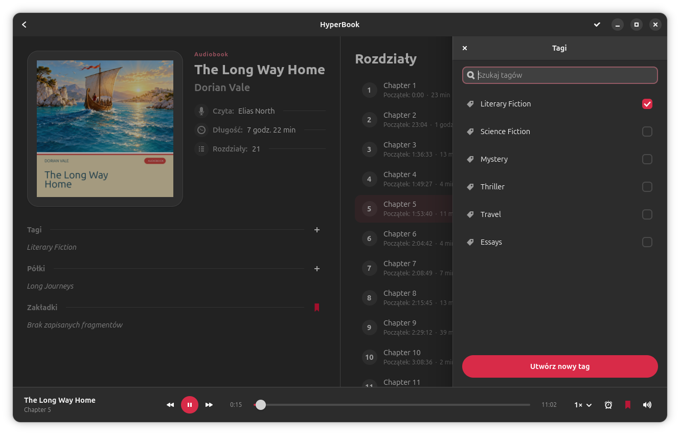 HyperBook desktop playback view